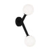 Matteo Canada - Two Light Wall Sconce - Rami - Black- Union Lighting Luminaires Decor
