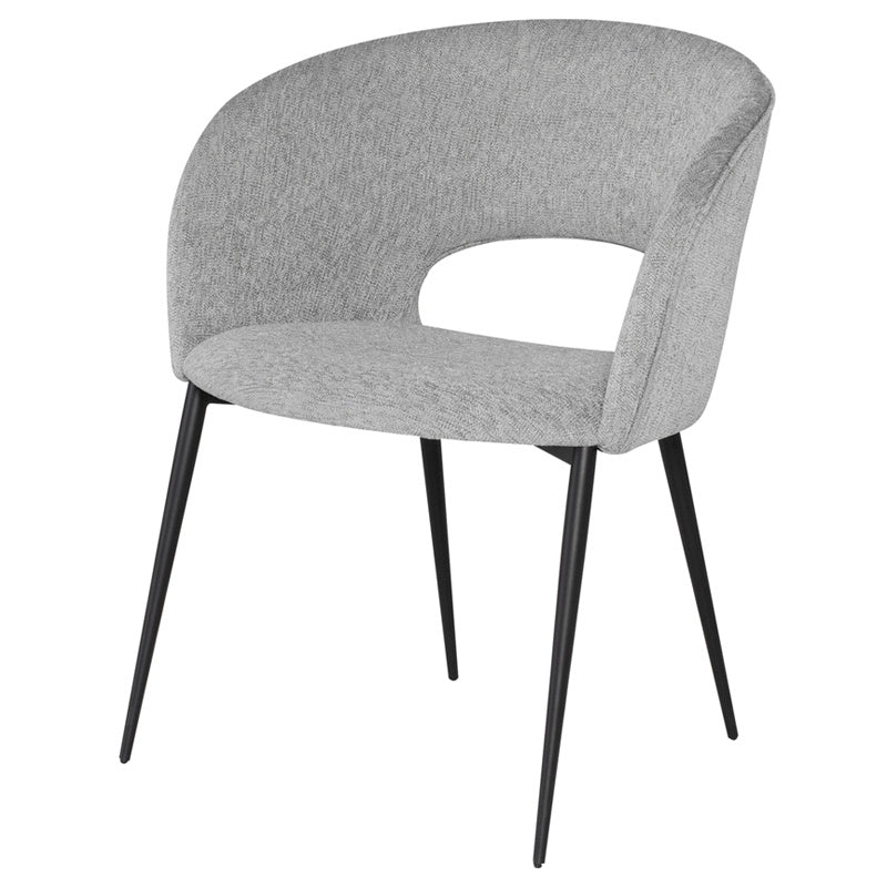 Nuevo Canada - Dining Chair - Alotti - Light Grey Boucle- Union Lighting Luminaires Decor