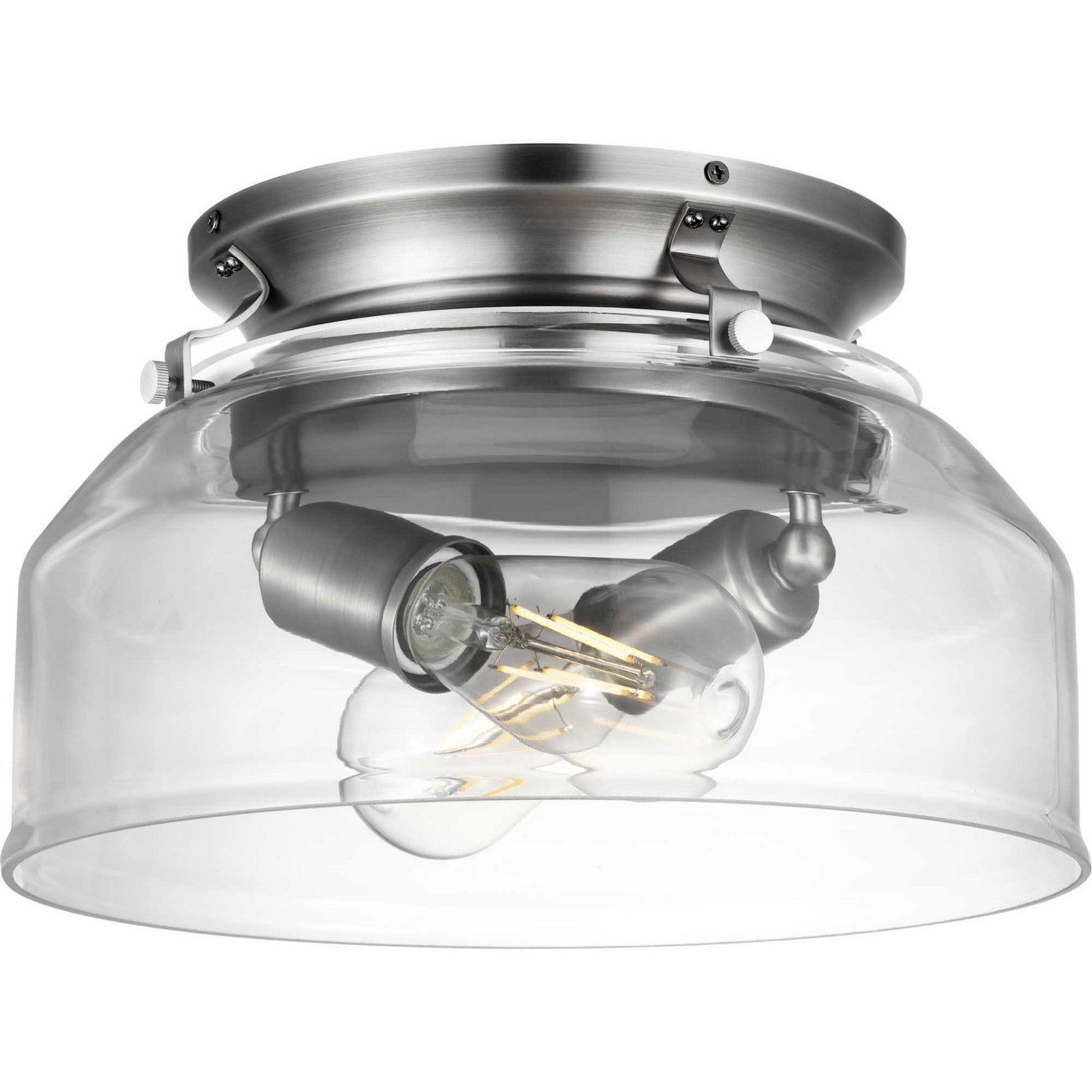 Progress Canada - Two Light Fan Light Kit - Springer - Antique Nickel- Union Lighting Luminaires Decor