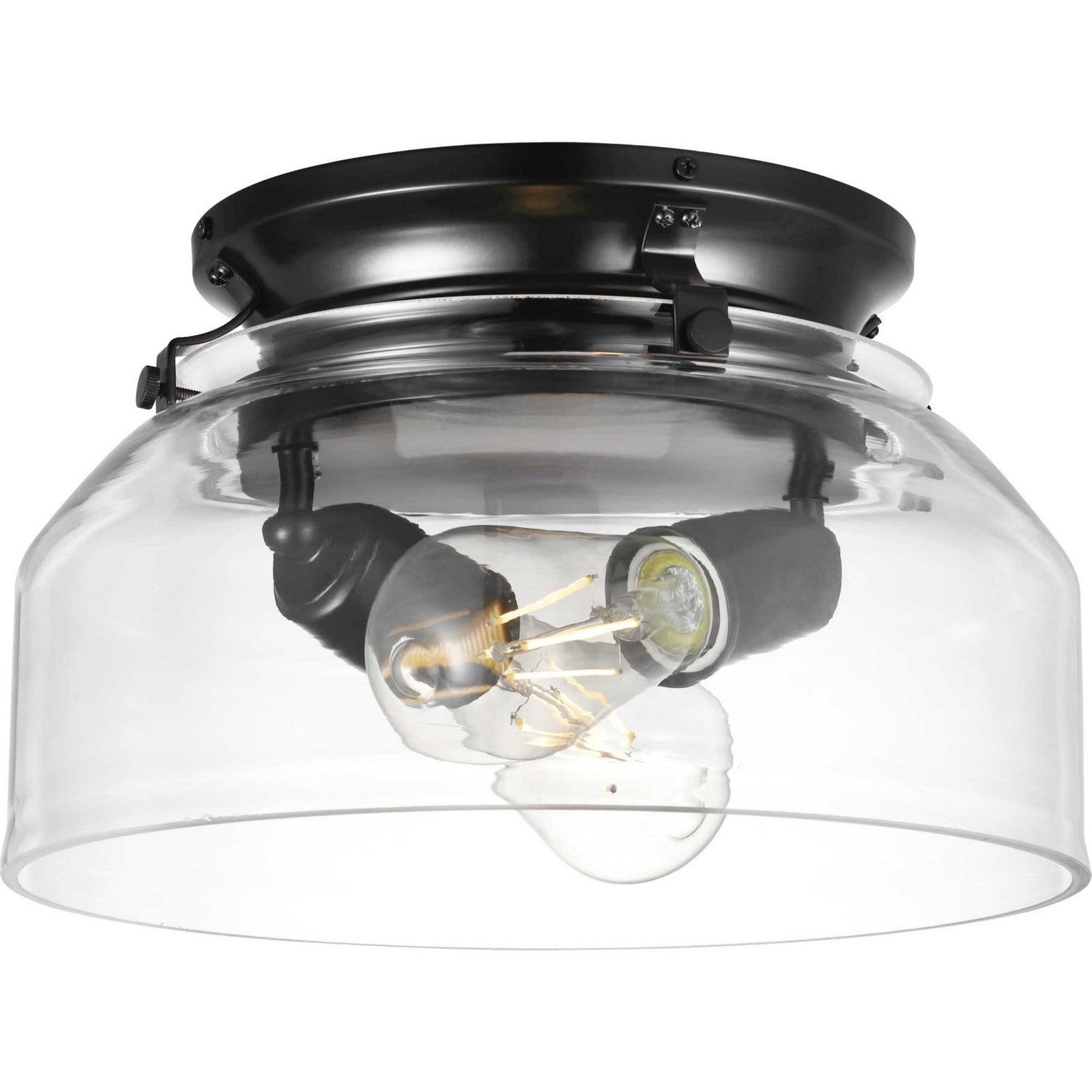 Progress Canada - Two Light Fan Light Kit - Springer - Matte Black- Union Lighting Luminaires Decor