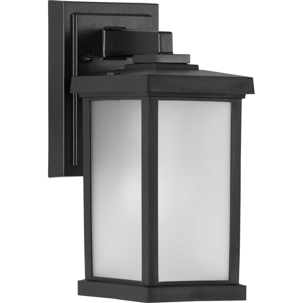 Progress Canada - One Light Wall Lantern - Trafford Non-Metallic Lantern - Black- Union Lighting Luminaires Decor