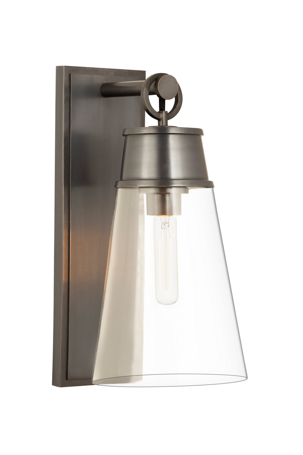 Z-Lite Canada - One Light Wall Sconce - Wentworth - Plated Bronze- Union Lighting Luminaires Decor