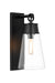 Z-Lite Canada - One Light Wall Sconce - Wentworth - Matte Black- Union Lighting Luminaires Decor