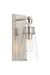 Z-Lite Canada - One Light Wall Sconce - Wentworth - Brushed Nickel- Union Lighting Luminaires Decor