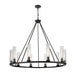 Z-Lite Canada - Ten Light Chandelier - Beau - Bronze- Union Lighting Luminaires Decor