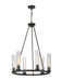 Z-Lite Canada - Six Light Chandelier - Beau - Bronze- Union Lighting Luminaires Decor