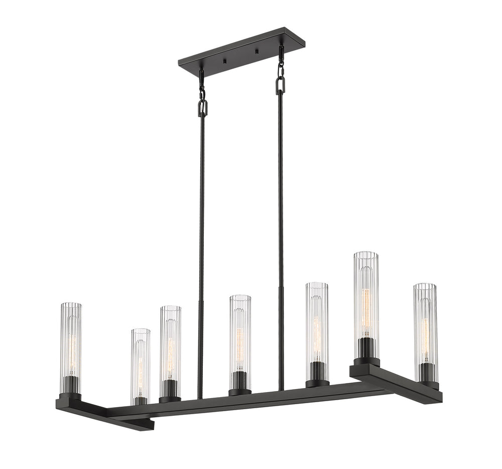 Z-Lite Canada - Seven Light Chandelier - Beau - Bronze- Union Lighting Luminaires Decor
