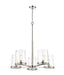 Z-Lite Canada - Five Light Chandelier - Callista - Polished Nickel- Union Lighting Luminaires Decor