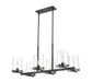 Z-Lite Canada - Six Light Chandelier - Callista - Matte Black- Union Lighting Luminaires Decor