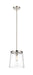 Z-Lite Canada - One Light Pendant - Callista - Polished Nickel- Union Lighting Luminaires Decor