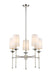 Z-Lite Canada - Five Light Chandelier - Emily - Polished Nickel- Union Lighting Luminaires Decor
