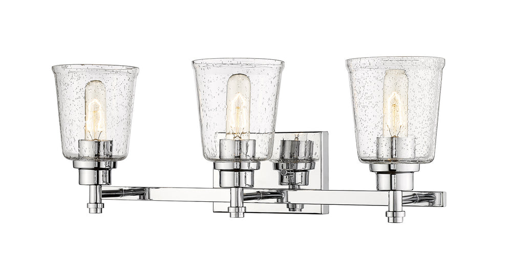 Z-Lite Canada - Three Light Vanity - Bohin - Chrome- Union Lighting Luminaires Decor