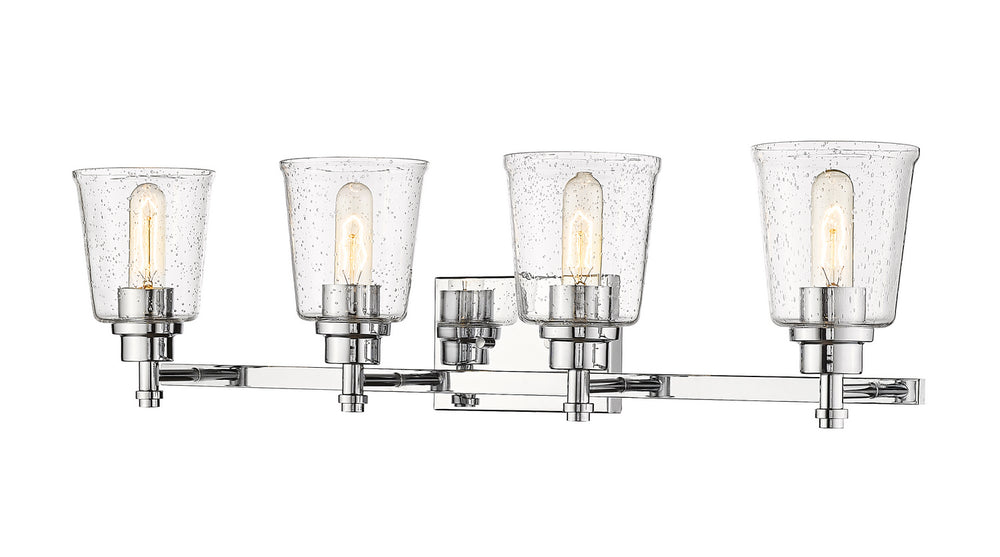 Z-Lite Canada - Four Light Vanity - Bohin - Chrome- Union Lighting Luminaires Decor