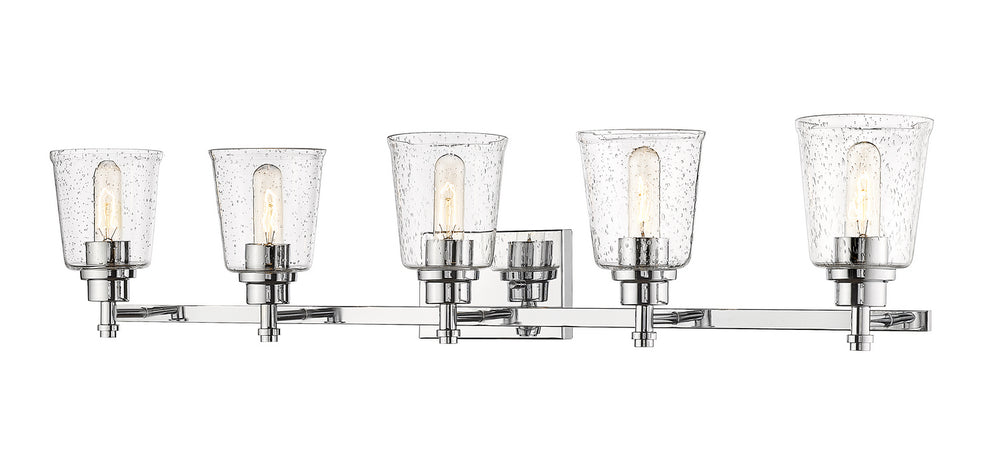 Z-Lite Canada - Five Light Vanity - Bohin - Chrome- Union Lighting Luminaires Decor