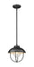 Z-Lite Canada - One Light Outdoor Pendant - Ansel - Black- Union Lighting Luminaires Decor