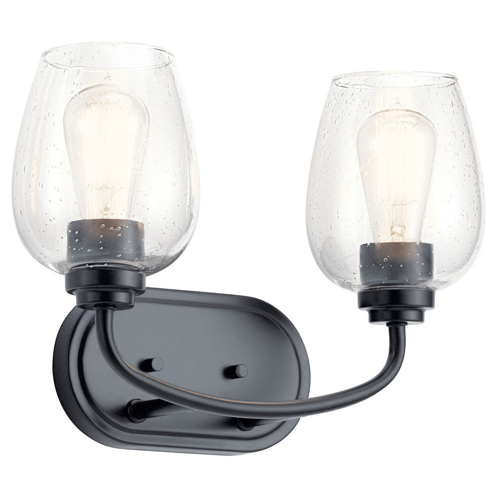 Kichler Canada - Two Light Bath - Valserrano - Black- Union Lighting Luminaires Decor