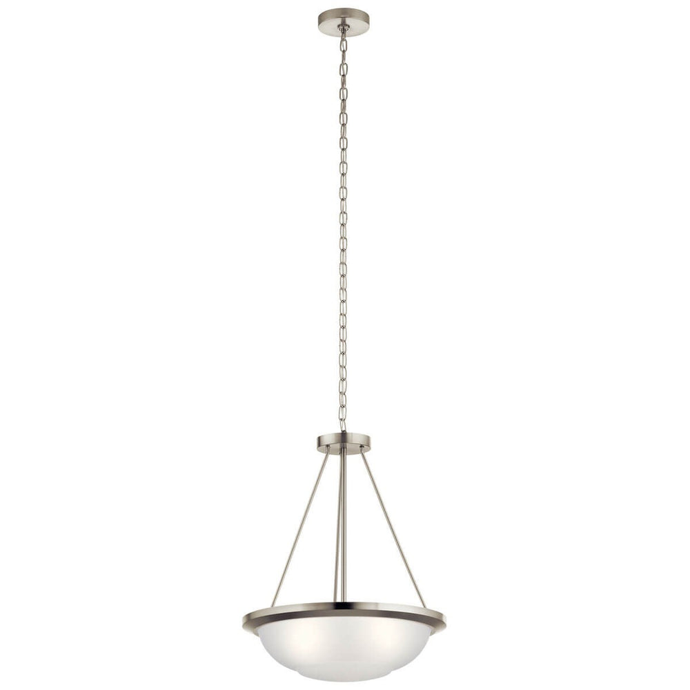 Kichler Canada - Three Light Pendant - Ritson - Brushed Nickel- Union Lighting Luminaires Decor