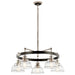 Kichler Canada - Five Light Chandelier - Eastmont - Polished Nickel- Union Lighting Luminaires Decor