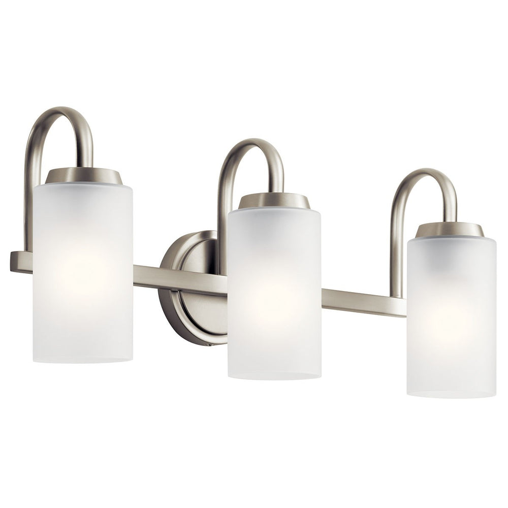 Kichler Canada - Three Light Bath - Kennewick - Brushed Nickel- Union Lighting Luminaires Decor