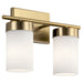 Kichler Canada - Two Light Bath - Ciona - Brushed Natural Brass- Union Lighting Luminaires Decor