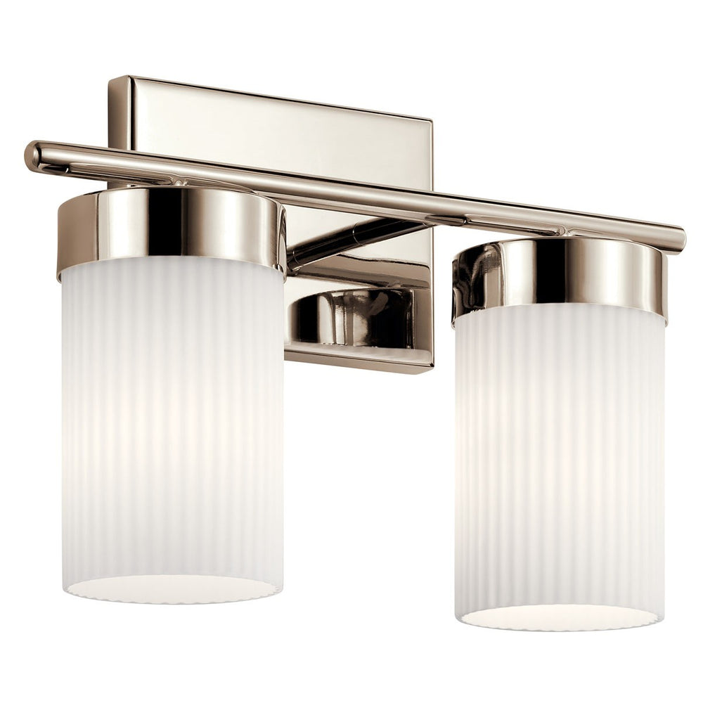 Kichler Canada - Two Light Bath - Ciona - Polished Nickel- Union Lighting Luminaires Decor