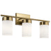 Kichler Canada - Three Light Bath - Ciona - Brushed Natural Brass- Union Lighting Luminaires Decor