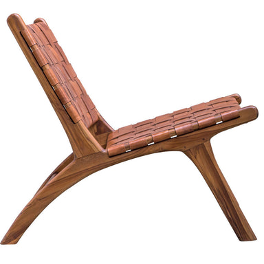 Uttermost - Accent Chair - Plait - Solid Teak Wood- Union Lighting Luminaires Decor