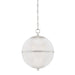 Hudson Valley Canada - One Light Pendant - Sphere No. 3 - Polished Nickel- Union Lighting Luminaires Decor