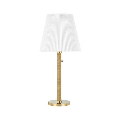 Hudson Valley - One Light Table Lamp - Dorset - Aged Brass- Union Lighting Luminaires Decor