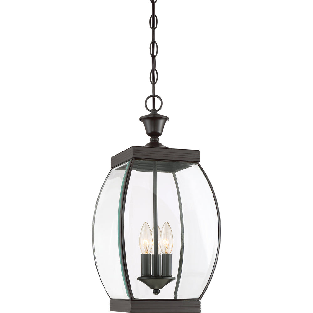 Quoizel - Three Light Pendant - Oasis - Medici Bronze- Union Lighting Luminaires Decor