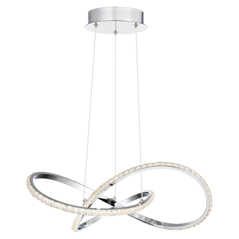 Quoizel - LED Pendant - Rumi - Polished Chrome- Union Lighting Luminaires Decor