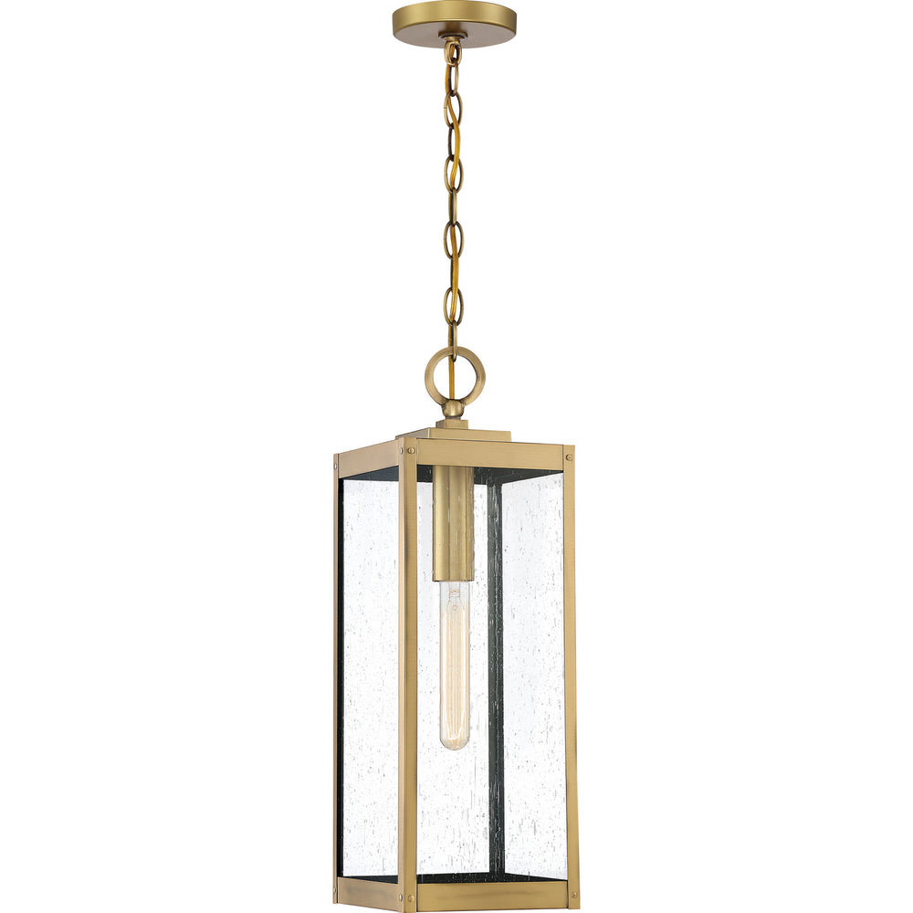 Quoizel - One Light Mini Pendant - Westover - Antique Brass- Union Lighting Luminaires Decor