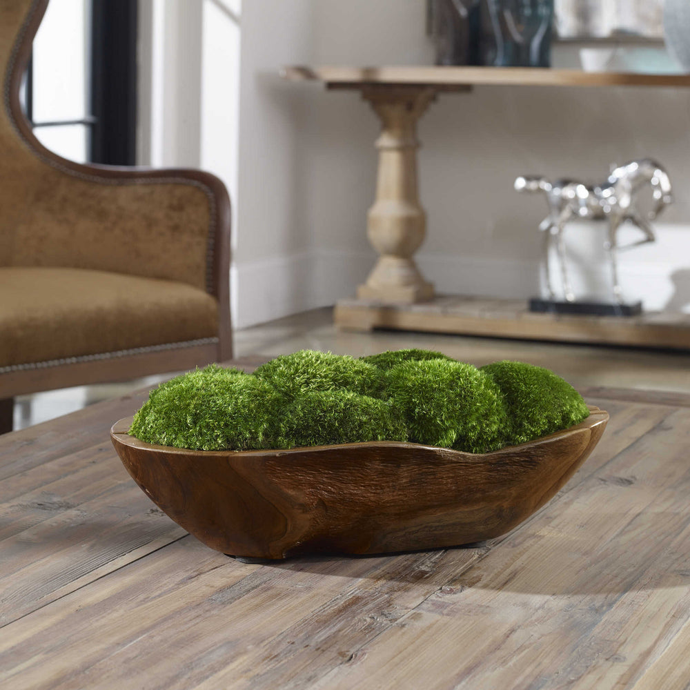 Uttermost - Centerpiece - Kinsale - Natural Teak Wood- Union Lighting Luminaires Decor