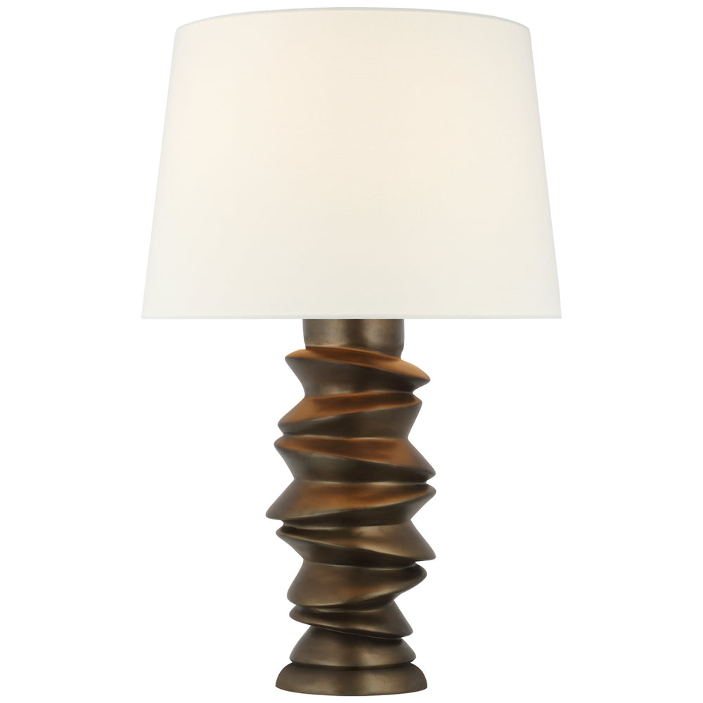 Visual Comfort Signature Canada - LED Table Lamp - Karissa - Antique Bronze Leaf- Union Lighting Luminaires Decor