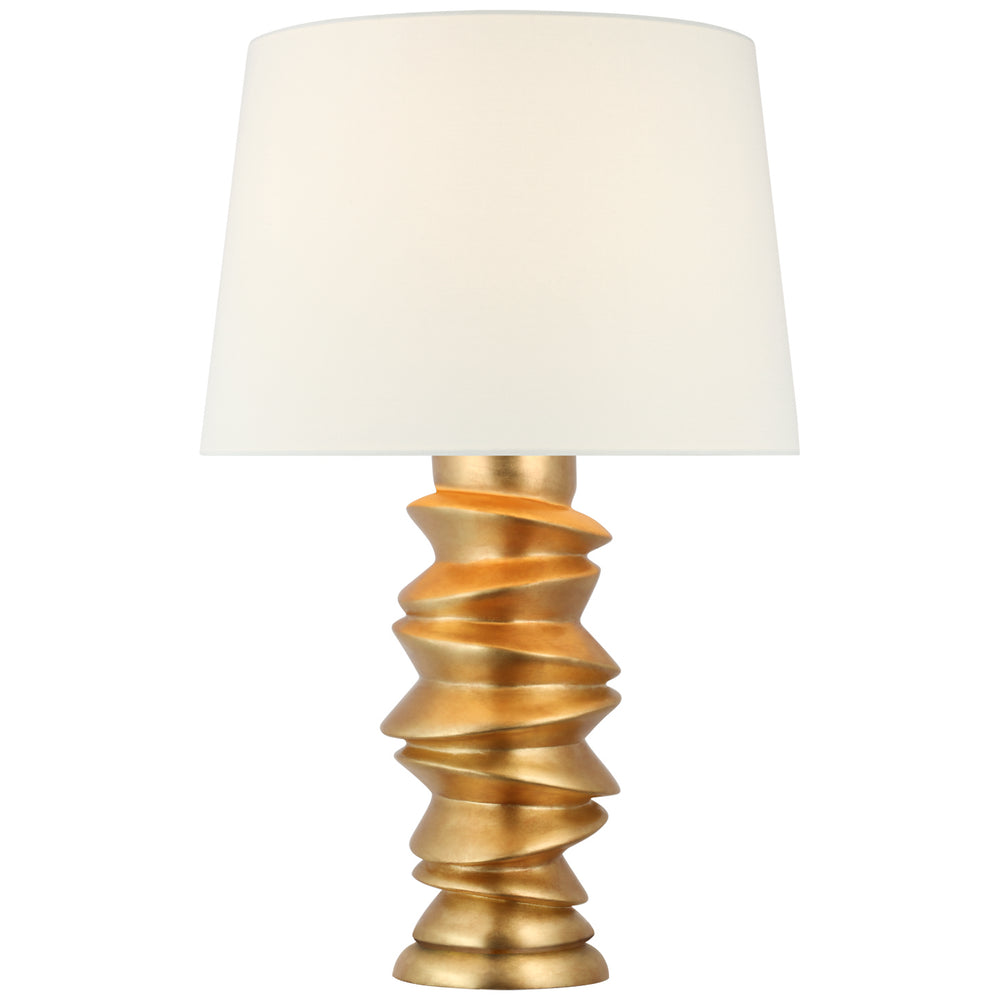 Visual Comfort Signature Canada - LED Table Lamp - Karissa - Antique Gold Leaf- Union Lighting Luminaires Decor