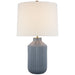 Visual Comfort Signature Canada - LED Table Lamp - Braylen - Polar Blue Crackle- Union Lighting Luminaires Decor