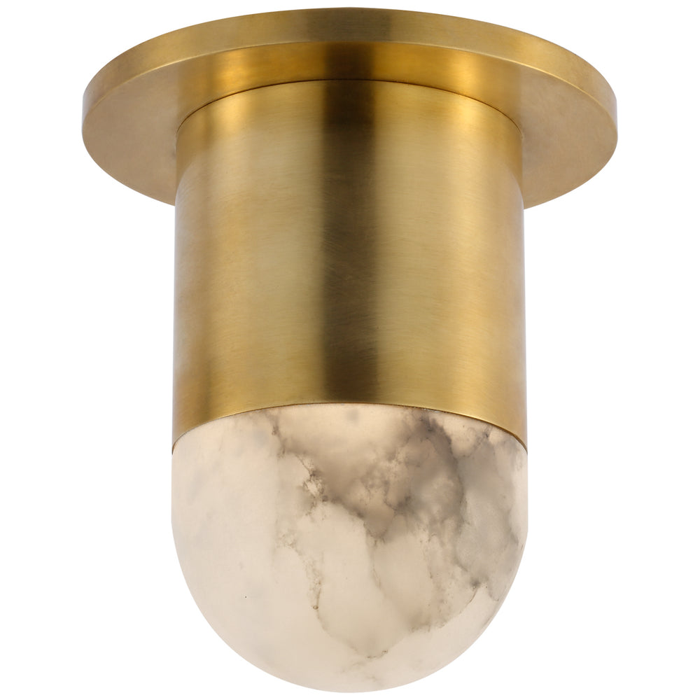 Visual Comfort Signature Canada - LED Flush Mount - Melange - Antique-Burnished Brass- Union Lighting Luminaires Decor