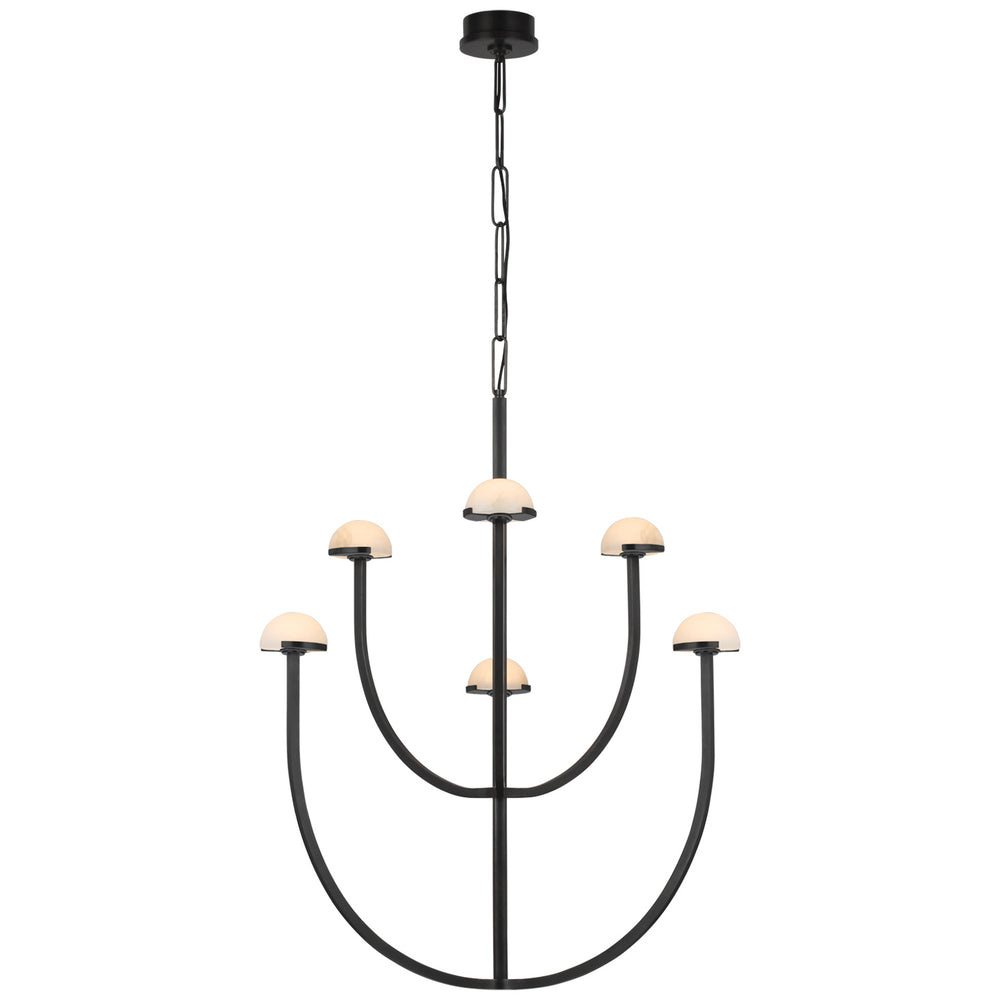 Visual Comfort Signature Canada - LED Chandelier - Pedra - Bronze- Union Lighting Luminaires Decor