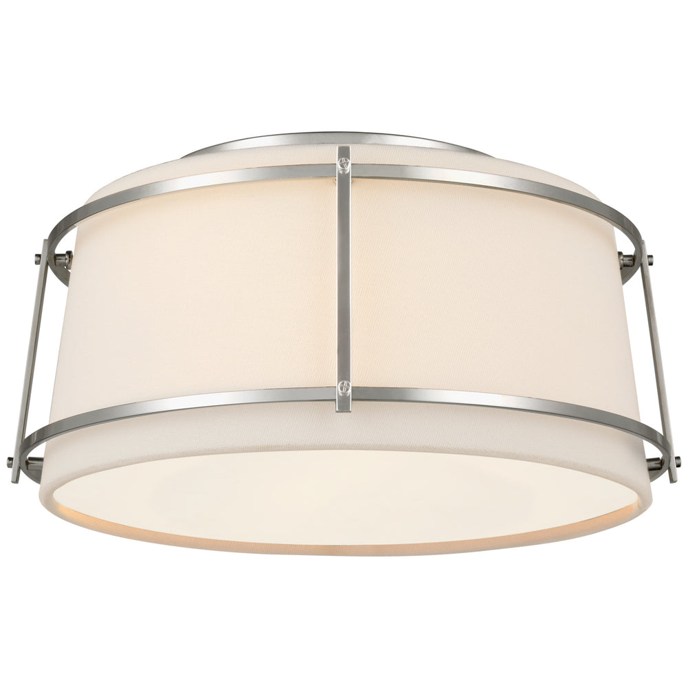 Visual Comfort Signature Canada - LED Flush Mount - Callaway - Polished Nickel- Union Lighting Luminaires Decor