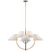 Visual Comfort Signature Canada - LED Chandelier - Kinsley - Soft Brass- Union Lighting Luminaires Decor