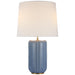 Visual Comfort Signature Canada - LED Table Lamp - Minx - Polar Blue Crackle- Union Lighting Luminaires Decor