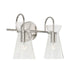 Capital Lighting - Two Light Vanity - Mila - Polished Nickel- Union Lighting Luminaires Decor