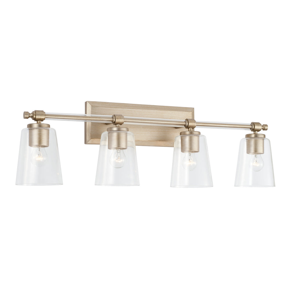 Capital Lighting - Four Light Vanity - Breigh - Brushed Champagne- Union Lighting Luminaires Decor