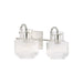 Capital Lighting - Two Light Vanity - Nyla - Polished Nickel- Union Lighting Luminaires Decor