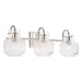 Capital Lighting - Three Light Vanity - Nyla - Polished Nickel- Union Lighting Luminaires Decor
