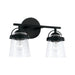 Capital Lighting - Two Light Vanity - Madison - Matte Black- Union Lighting Luminaires Decor