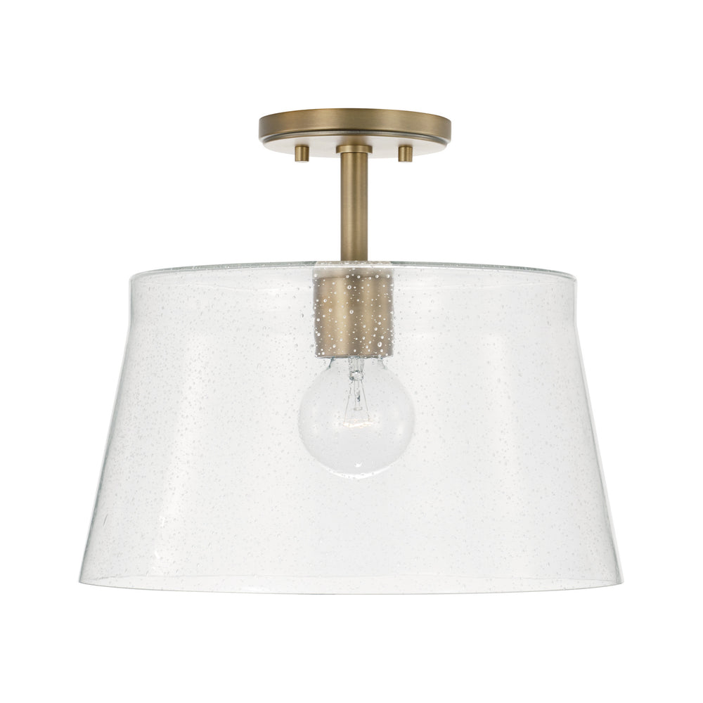 Capital Lighting - One Light Pendant - Baker - Aged Brass- Union Lighting Luminaires Decor