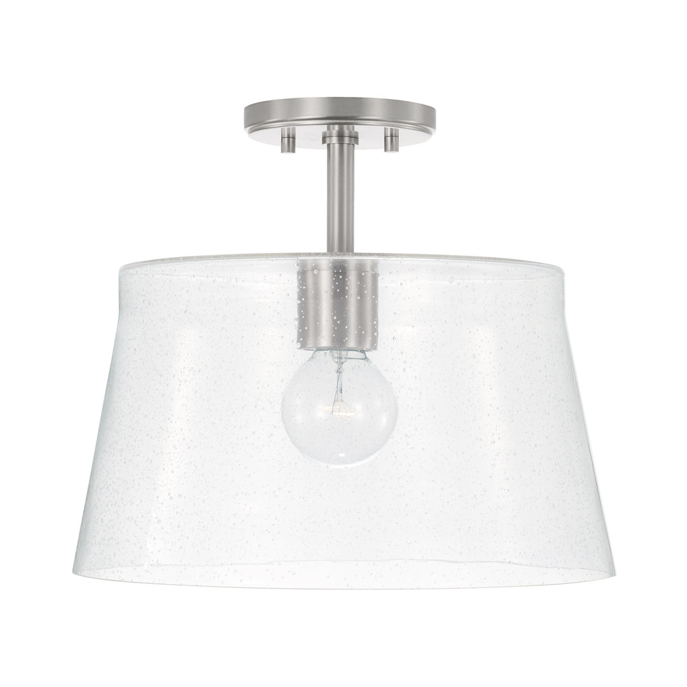 Capital Lighting - One Light Pendant - Baker - Brushed Nickel- Union Lighting Luminaires Decor