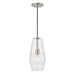Capital Lighting - One Light Pendant - Dena - Brushed Nickel- Union Lighting Luminaires Decor