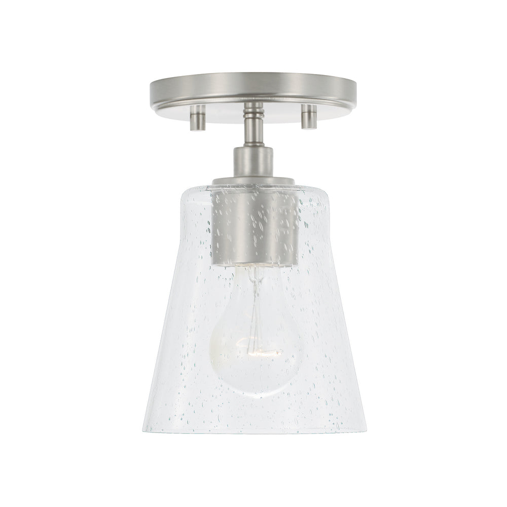 Capital Lighting - One Light Pendant - Baker - Brushed Nickel- Union Lighting Luminaires Decor